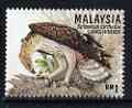 Malaysia 1996 Crested Hawk Eagle $1 perf 13.5 (from def set) unmounted mint, SG 606b*, stamps on birds, stamps on birds of prey, stamps on eagles