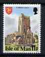 Isle of Man 1978-81 St Ninians Church 11p perf 14.5 (from def set) unmounted mint, SG 118B, stamps on churches