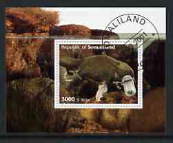 Somaliland 2001 Platipus imperf souvenir sheet cto used