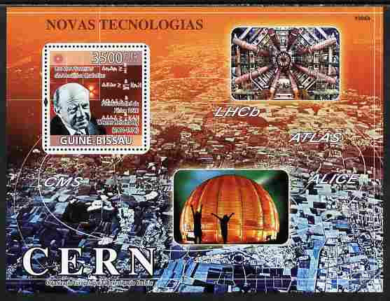 Guinea - Bissau 2009 New Technologies (Quantum Mechanics) perf s/sheet unmounted mint Yv 452, Mi 695, stamps on , stamps on  stamps on personalities, stamps on  stamps on science, stamps on  stamps on maths, stamps on  stamps on technology