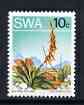 South West Africa 1973 Succulent - Gasteria pillansii 10c P14 x 13.5 unmounted mint, SG 249b, stamps on , stamps on  stamps on flowers, stamps on  stamps on cacti
