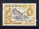 Nigeria 1953-58 Tin Mine 2d black & yellow-ochre unmounted mint, SG 72*, stamps on , stamps on  stamps on mining, stamps on  stamps on  tin , stamps on  stamps on 