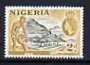 Nigeria 1953-58 Tin Mine 2d black & ochre unmounted mint, SG 72a*, stamps on mining, stamps on  tin , stamps on 