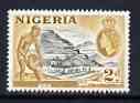 Nigeria 1953-58 Tin Mine 2d black & ochre unmounted mint, SG 72a*, stamps on , stamps on  stamps on mining, stamps on  stamps on  tin , stamps on  stamps on 