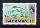 Bahamas 1971 Bonefish 15c (CA upright wmk def set) unmounted mint, SG 370*, stamps on , stamps on  stamps on fish