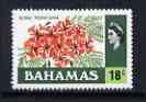 Bahamas 1971 Royal Poinciana 18c (CA upright wmk def set) unmounted mint, SG 371, stamps on flowers
