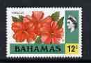 Bahamas 1971 Hibiscus 12c (CA upright wmk def set) unmounted mint, SG 369, stamps on flowers