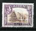 Aden 1939-48 KG6 Capture of Aden 10r  Maryland perf unused forgery, as SG 27 - the word Forgery is either handstamped or printed on the back and comes on a presentation c..., stamps on maryland, stamps on forgery, stamps on forgeries, stamps on  kg6 , stamps on 