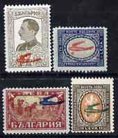 Bulgaria 1927 Air (Albatros overprint) opt set of 4 unmounted mint, SG 281-84, stamps on , stamps on  stamps on aviation, stamps on  stamps on albatros