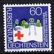 Liechtenstein 1975 30th Anniversary of Red Cross unmounted mint, SG 616, stamps on , stamps on  stamps on red cross