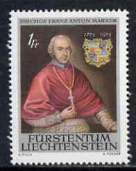 Liechtenstein 1974 Death Bicentenary of Bishop Franz Marxer unmounted mint, SG 600, stamps on , stamps on  stamps on death, stamps on  stamps on personalities, stamps on  stamps on religion