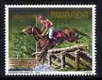 Rwanda 1984 Equestrian (Cross Country) 20c unmounted mint,  from Los Angeles Olympics set of 8 (SG1202)*, stamps on , stamps on  stamps on sport, stamps on  stamps on olympics, stamps on  stamps on horses