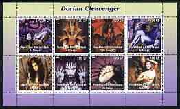 Congo 2003 Fantasy Paintings by Dorian Cleavenger perf sheetlet containing 8 values unmounted mint, stamps on , stamps on  stamps on arts, stamps on  stamps on fantasy, stamps on  stamps on nudes