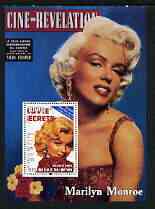 Benin 2003 Marilyn Monroe #4 perf m/sheet (Cover of Revelation) unmounted mint, stamps on movies, stamps on films, stamps on cinema, stamps on women, stamps on marilyn monroe, stamps on 