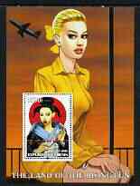 Benin 2003 Pin-Ups from the Land of the Rising Fun perf m/sheet unmounted mint, stamps on arts, stamps on women, stamps on 