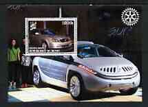 Benin 2003 Modern Cars perf m/sheet (Mitsubishi & Suzuki) with Rotary Logo unmounted mint, stamps on cars, stamps on rotary