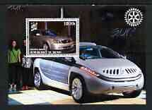 Benin 2003 Modern Cars perf m/sheet (Mitsubishi & Suzuki) with Rotary Logo unmounted mint, stamps on , stamps on  stamps on cars, stamps on  stamps on rotary