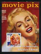 Benin 2003 40th Death Anniversary of Marilyn Monroe #05 - Movie Pix magazine perf m/sheet unmounted mint