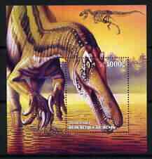 Benin 2003 Dinosaurs perf m/sheet unmounted mint, stamps on dinosaurs