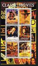 Eritrea 2003 Classic Movie (Posters) #2 perf sheetlet containing set of 6 values unmounted mint, stamps on , stamps on  stamps on films, stamps on  stamps on entertainments, stamps on  stamps on cinema, stamps on  stamps on 