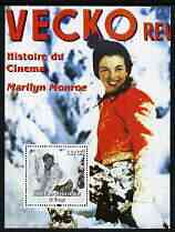 Congo 2003 History of the Cinema - Marilyn Monroe #2 perf m/sheet (Vecko Revue Magazine) unmounted mint, stamps on , stamps on  stamps on films, stamps on  stamps on cinema, stamps on  stamps on entertainments, stamps on  stamps on music, stamps on  stamps on personalities, stamps on  stamps on marilyn monroe