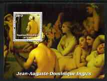Congo 2003 Nude Paintings by Jean Auguste Dominique Ingres perf m/sheet unmounted mint, stamps on arts, stamps on ingres, stamps on nudes