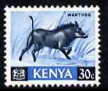 Kenya 1966 Warthog 30c (from Animal def set) unmounted mint, SG 24*