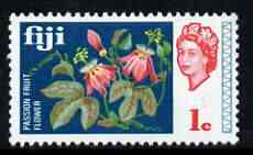 Fiji 1969-70 Passion Flowers 1c (from def set) unmounted mint, SG 391, stamps on flowers