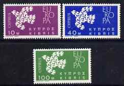 Cyprus 1962 Europa perf set of 2 unmounted mint, SG 206-208, stamps on , stamps on  stamps on europa