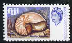 Fiji 1968 Pearly Nautilus 2d (with Value omitted)  Maryland perf unused forgery, as SG 373 - the word Forgery is either handstamped or printed on the back and comes on a ..., stamps on maryland, stamps on forgery, stamps on forgeries, stamps on shells, stamps on marine life