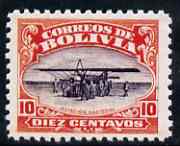 Bolivia 1924 Aviation School 10c (Morane-Saulnier Aircraft)  