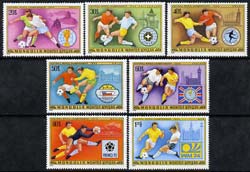Mongolia 1978 Football World Cup Championships perf set of 7 unmounted mint, SG 1129-35, stamps on football, stamps on sport