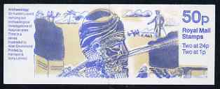 Booklet - Great Britain 1991-92 Archaeology Series #3 (Sir Austen Layard at Assyrian Site) 50p booklet complete, SG FB61