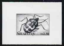 Tonga - Niuafo'ou 1994 Pentatomidea 3p50 (from Beetles set) B&W photographic proof, scarce thus, as SG 207, stamps on , stamps on  stamps on insects, stamps on  stamps on beetles