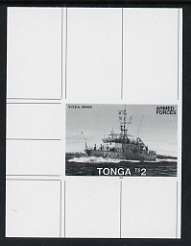 Tonga 1991 Savea (Patrol Boat) 2p (from Defence Force set) B&W photographic Proof as SG 1161