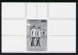 Tonga 1991 Royal Guards 57s (from Defence Force set) B&W photographic Proof as SG 1161, stamps on , stamps on  stamps on militaria, stamps on  stamps on 
