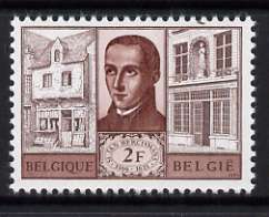 Belgium 1965 2f St Jean Berchmans commemoration unmounted mint, SG 1934, stamps on , stamps on  stamps on personalities, stamps on  stamps on  religion, stamps on  stamps on saints