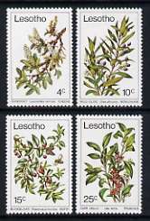 Lesotho 1979 Trees set of 4 unmounted mint, SG 367-70, stamps on trees