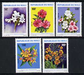 Mali 1981 Flowers set of 5 unmounted mint, SG 840-44, stamps on , stamps on  stamps on flowers, stamps on  stamps on scots, stamps on  stamps on scotland