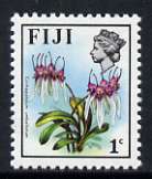 Fiji 1975-77 Birds & Flowers 1c (Cirrhopetalum umbellatum) unmounted mint, SG  505, stamps on flowers