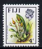 Fiji 1975-77 Birds & Flowers 4c (Bulbophyllum sp nov) unmounted mint, SG 508, stamps on , stamps on  stamps on flowers