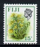 Fiji 1975-77 Birds & Flowers 15c (Dendrobium tokai) unmounted mint, SG 513, stamps on flowers, stamps on orchids