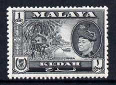 Malaya - Kedah 1957 Copra 1c (from def set) unmounted mint, SG 92, stamps on copra, stamps on food