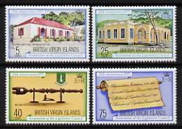 British Virgin Islands 1975 Legislative Council perf set of 4 unmounted mint, SG 347-50, stamps on constitutions, stamps on schools, stamps on education, stamps on 