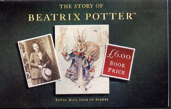 Booklet - Great Britain 1993 Beatrix Potter Â£6 prestige booklet complete and very fine SG DX15, stamps on , stamps on  stamps on literature