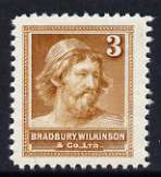 Bradbury Wilkinson 'Ancient Briton' unmounted mint dummy stamp in brown, superb example of the printer's engraving skill possibly produced as a sample*, stamps on cinderella