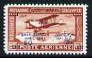 Egypt 1931 Graf Zeppelin surcharge 50m on 27m (with 1951 date error)  