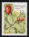 Portugal - Madeira 1990 Tomatoes 38e from Sub-tropical fruits set of 12 unmounted mint, SG 260, stamps on , stamps on  stamps on fruit