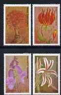 Zambia 1989 Christmas - Flowers set of 4 unmounted mint, SG 604-07, stamps on , stamps on  stamps on flowers, stamps on  stamps on lilies, stamps on  stamps on christmas