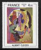 France 1981 Composition 1920/23 (Albert Gleizes) 4f unmounted mint from Art set, SG 2399, stamps on arts